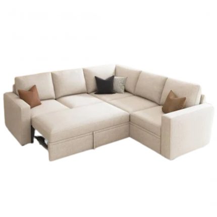 Convertible Modular Sectional Sofa with Sleeper for Versatile Living Spaces